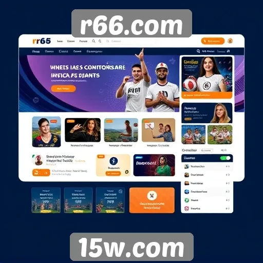 Análise da interface do usuário em r66.com